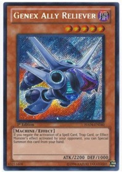 Genex Ally Reliever Hidden Arsenal 4 Yu-Gi-Oh! card