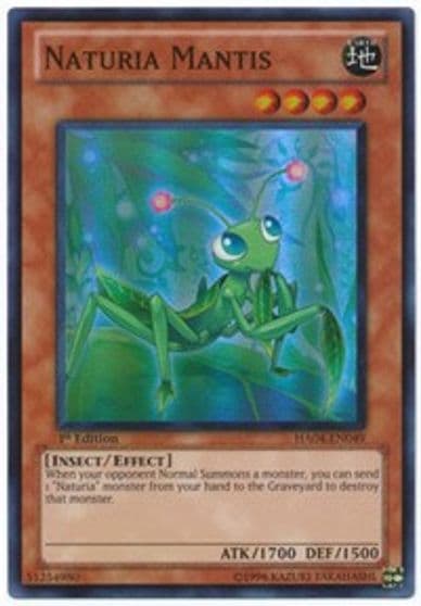 Naturia Mantis Hidden Arsenal 4 Yu-Gi-Oh! card