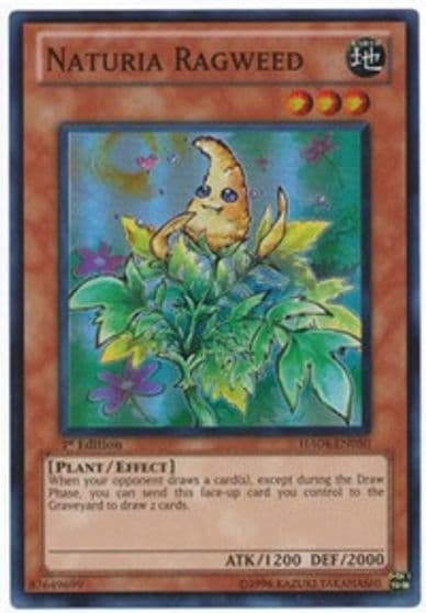 Naturia Ragweed Hidden Arsenal 4 Yu-Gi-Oh! card