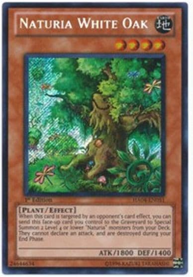 Naturia White Oak Hidden Arsenal 4 Yu-Gi-Oh! card