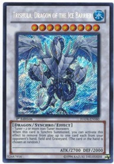 Trishula Dragon of the Ice Barrier Hidden Arsenal 4 Yu-Gi-Oh! card