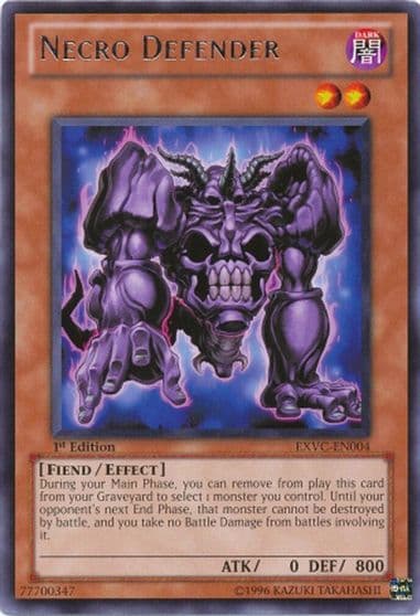 Necro Defender Extreme Victory Yu-Gi-Oh! card
