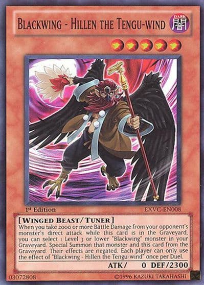 Blackwing Hillen the Tengu wind Extreme Victory Yu-Gi-Oh! card