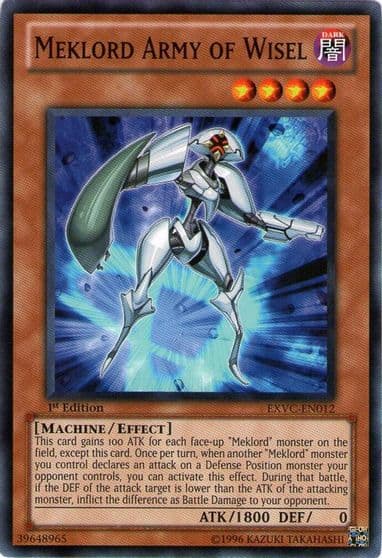 Meklord Army of Wisel Extreme Victory Yu-Gi-Oh! card