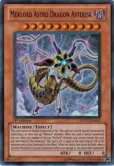 Meklord Astro Dragon Asterisk Extreme Victory Yu-Gi-Oh! card