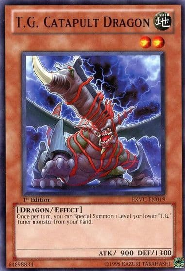 TG Catapult Dragon Extreme Victory Yu-Gi-Oh! card