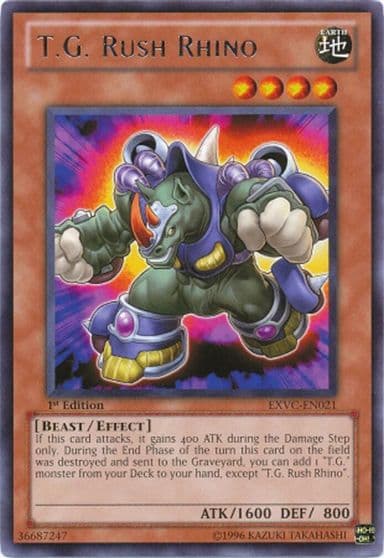 TG Rush Rhino Extreme Victory Yu-Gi-Oh! card