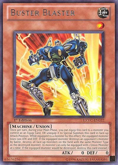 Buster Blaster Extreme Victory Yu-Gi-Oh! card