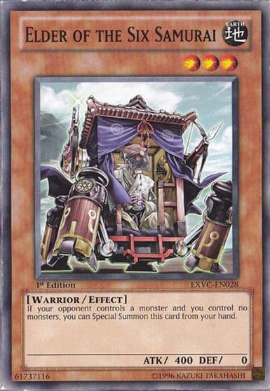 Elder of the Six Samurai Extreme Victory Yu-Gi-Oh! card