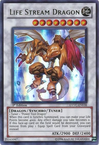 Life Stream Dragon Extreme Victory Yu-Gi-Oh! card