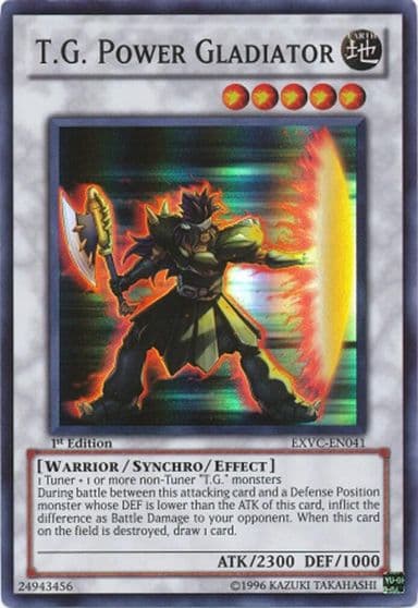 TG Power Gladiator Extreme Victory Yu-Gi-Oh! card
