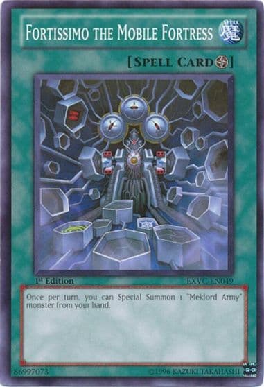 Fortissimo the Mobile Fortress Extreme Victory Yu-Gi-Oh! card