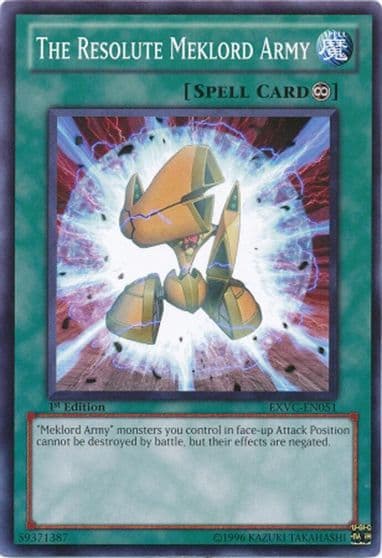 The Resolute Meklord Army Extreme Victory Yu-Gi-Oh! card