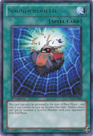 Soundproofed Extreme Victory Yu-Gi-Oh! card