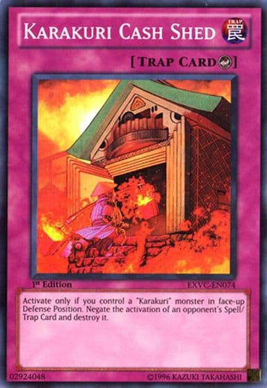 Karakuri Cash Shed Extreme Victory Yu-Gi-Oh! card