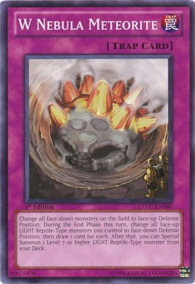 W Nebula Meteorite Extreme Victory Yu-Gi-Oh! card