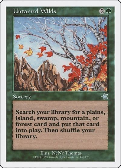 Untamed Wilds Starter 1999 Magic card