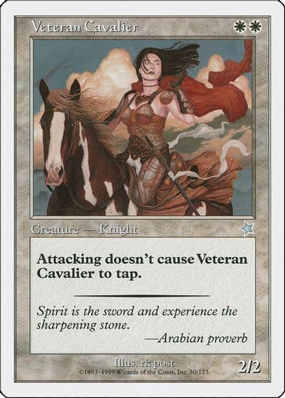 Veteran Cavalier Starter 1999 Magic card