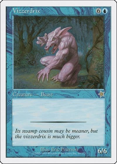 Vizzerdrix Starter 1999 Magic card