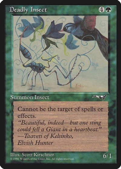 Deadly Insect Bird Alliances Magic card