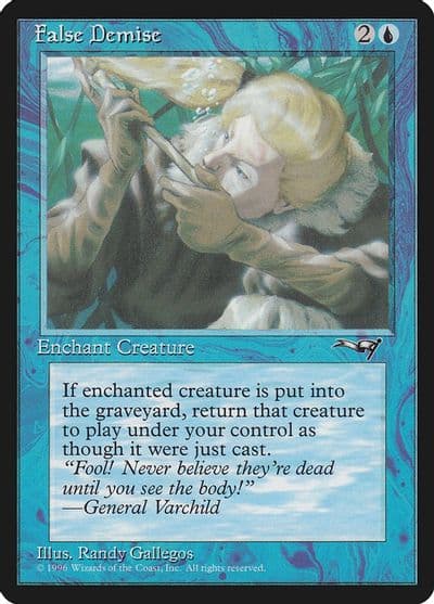 False Demise Underwater Alliances Magic card