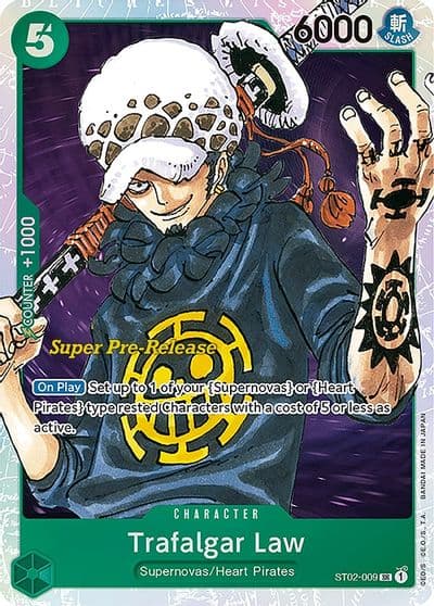 Trafalgar Law Super Pre-Release Starter Deck 2: Worst Generation One Piece card