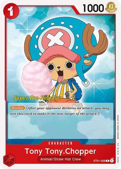 Tony TonyChopper Super Pre-Release Starter Deck 1: Straw Hat Crew One Piece card