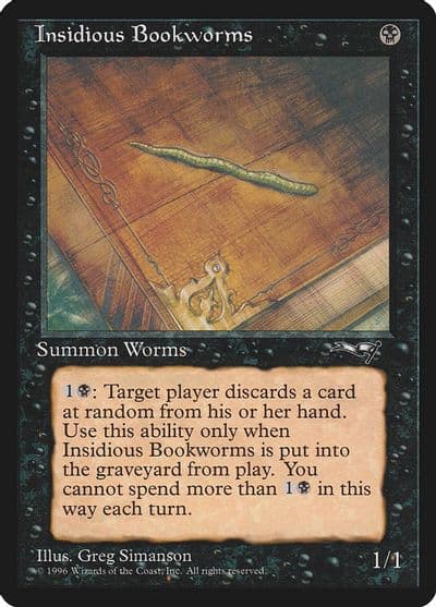 Insidious Bookworms Single Alliances Magic card