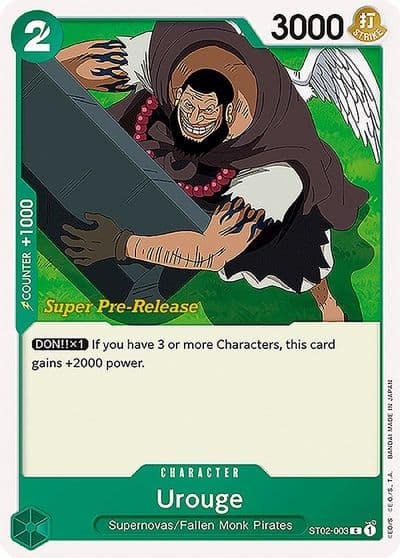 Urouge Super Pre-Release Starter Deck 2: Worst Generation One Piece card