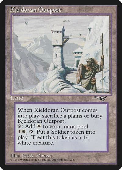 Kjeldoran Outpost Alliances Magic card