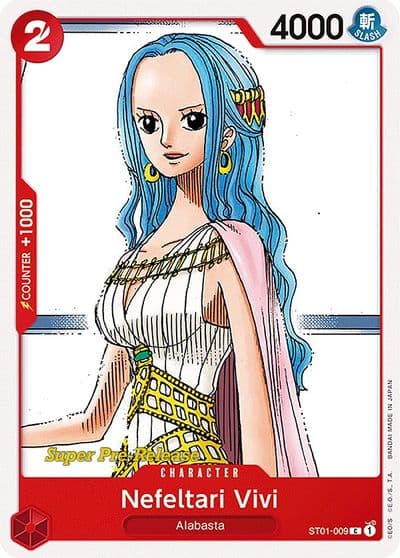 Nefeltari Vivi Super Pre-Release Starter Deck 1: Straw Hat Crew One Piece card