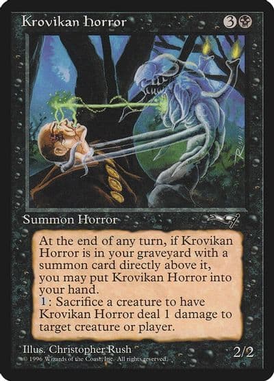 Krovikan Horror Alliances Magic card