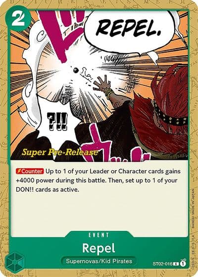 Repel Super Pre-Release Starter Deck 2: Worst Generation One Piece card