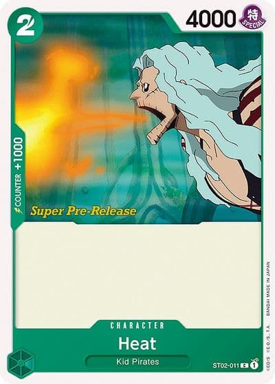 Heat Super Pre-Release Starter Deck 2: Worst Generation One Piece card