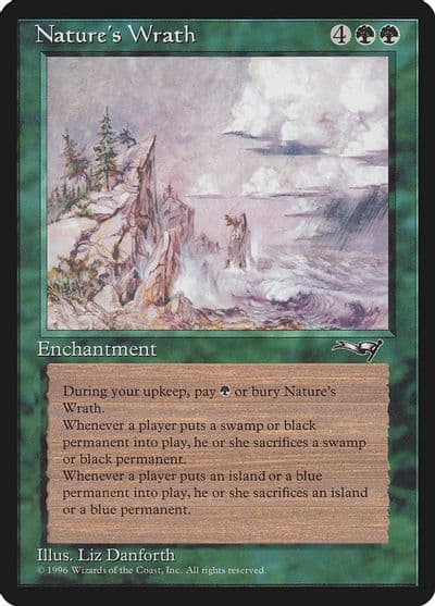Natures Wrath Alliances Magic card