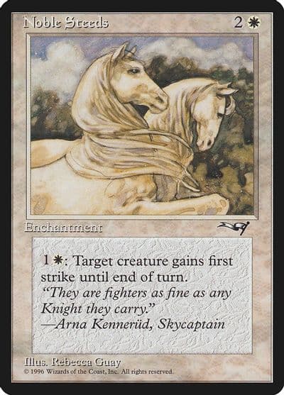 Noble Steeds Alliances Magic card