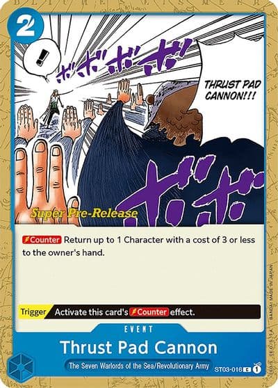 Thrust Pad Cannon Super Pre-Release Starter Deck 3: The Seven Warlords of the Sea One Piece card