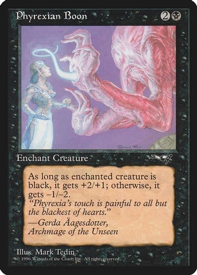 Phyrexian Boon Alliances Magic card