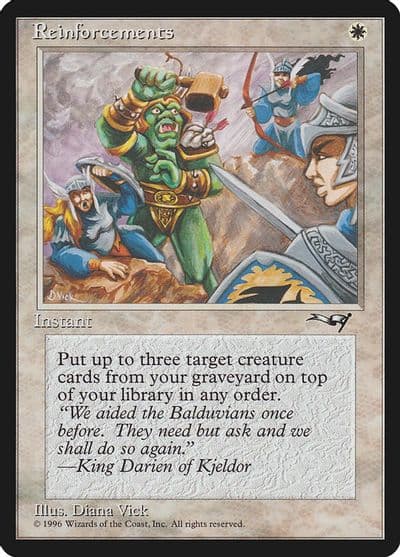 Reinforcements Orc Alliances Magic card