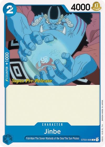 Jinbe Super Pre-Release Starter Deck 3: The Seven Warlords of the Sea One Piece card