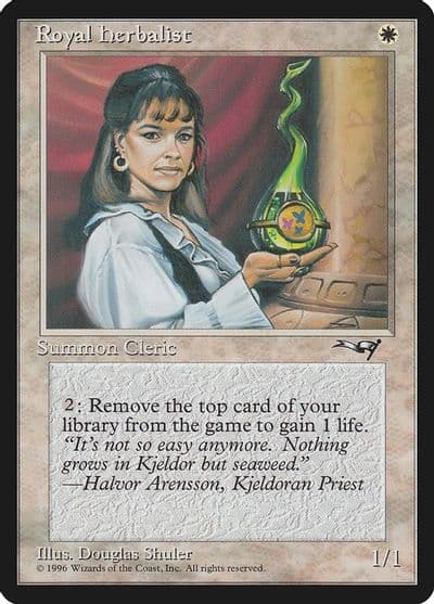 Royal Herbalist Alliances Magic card