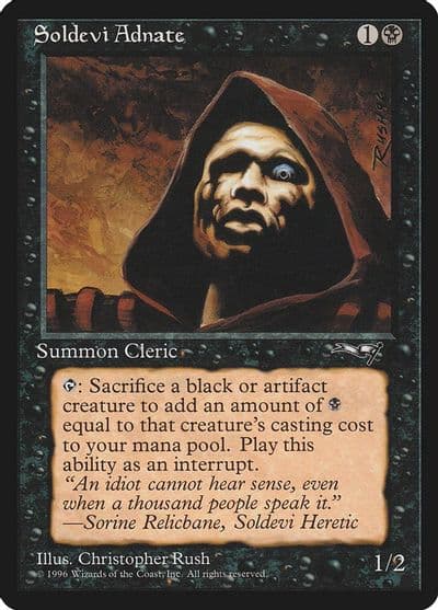 Soldevi Adnate Alliances Magic card