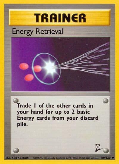 Energy Retrieval Base Set 2 Pokemon card