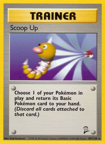Scoop Up Base Set 2 Pokemon card