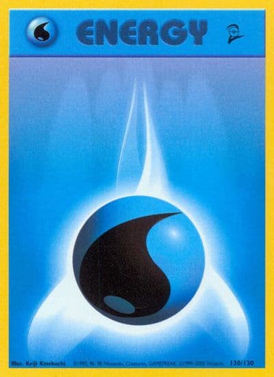 Water Energy Base Set 2 Pokemon card