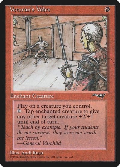 Veterans Voice Alliances Magic card
