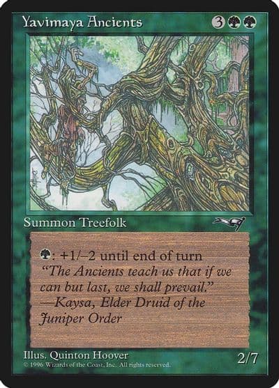 Yavimaya Ancients Alliances Magic card