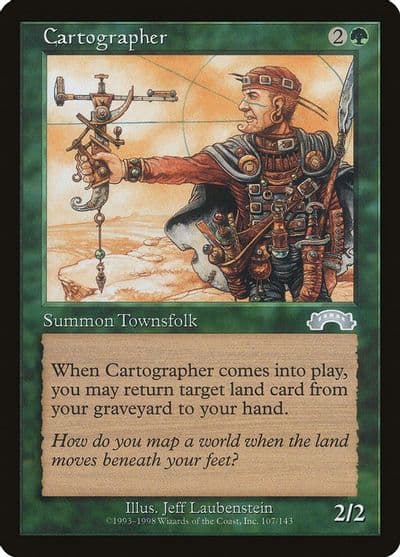 Cartographer Exodus Magic card