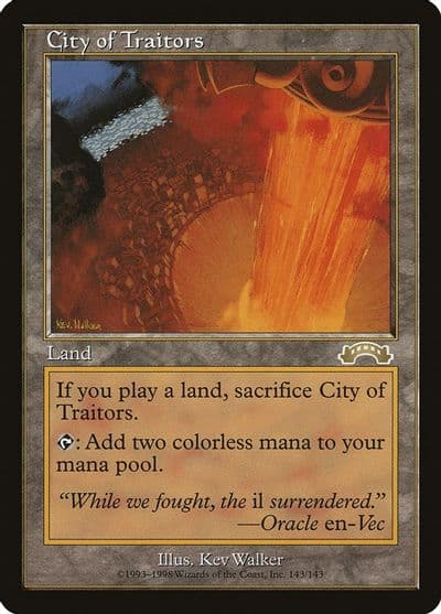 City of Traitors Exodus Magic card