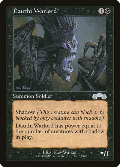Dauthi Warlord Exodus Magic card